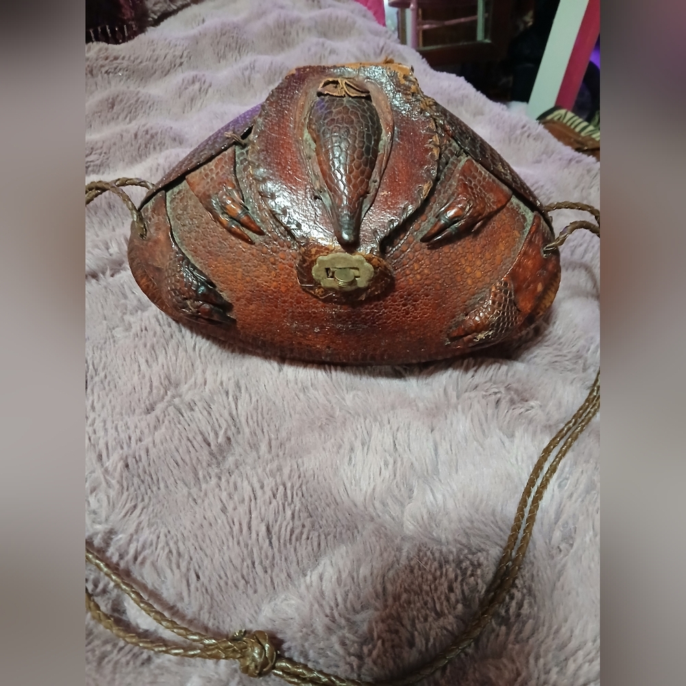 Vintage Rare Armadillo Purse